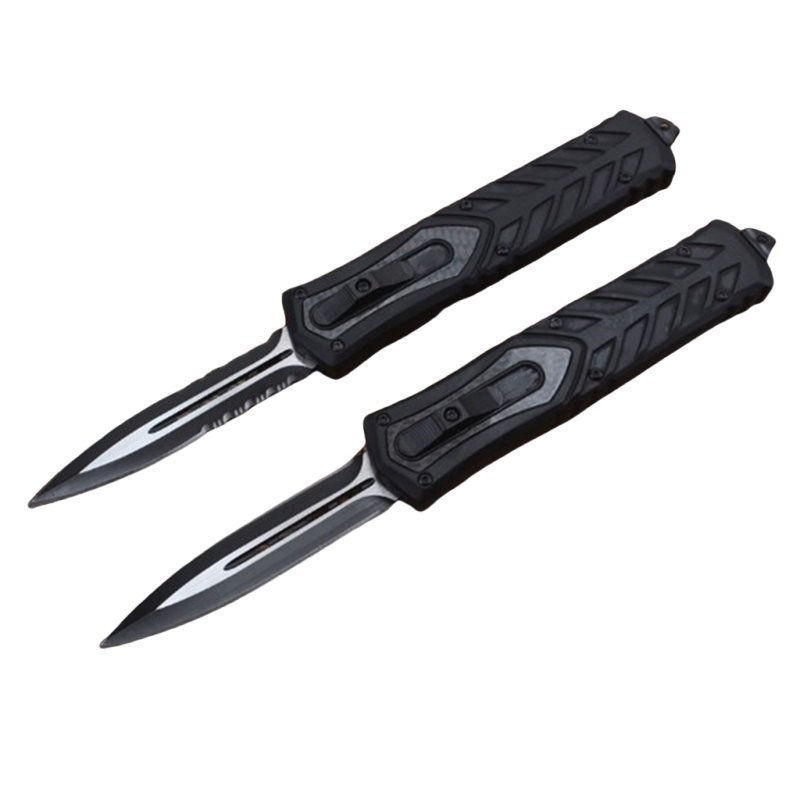 F132 Tactical OTF Switchblade – Dual Blade Design