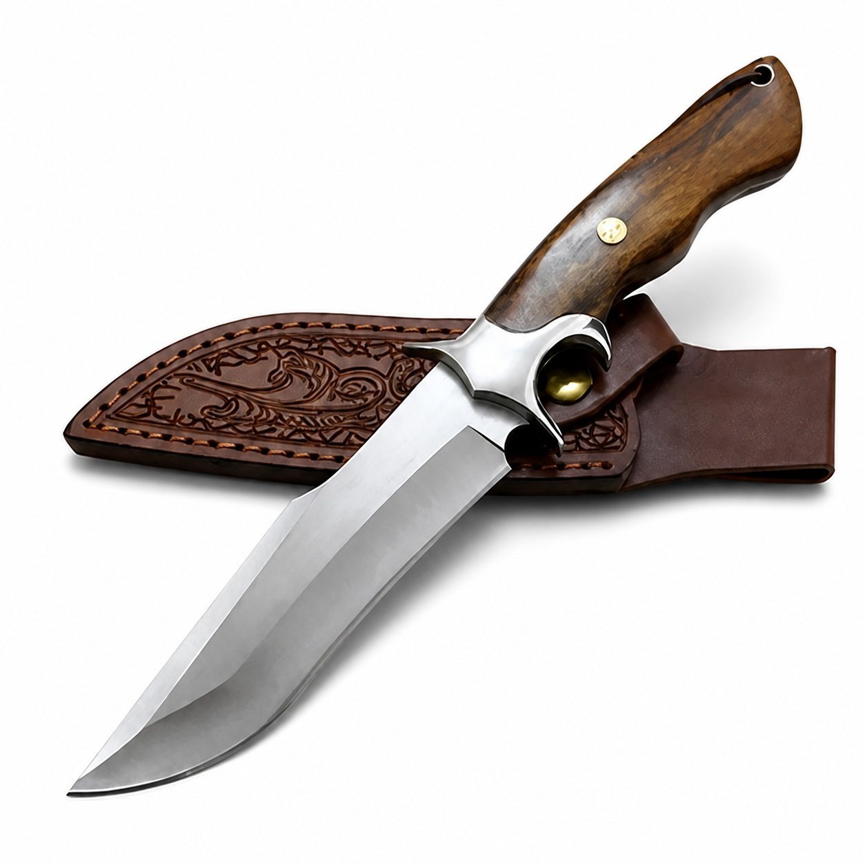M390 Powdered Steel Fixed Blade Knife – High Hardness Outdoor Survival Knife