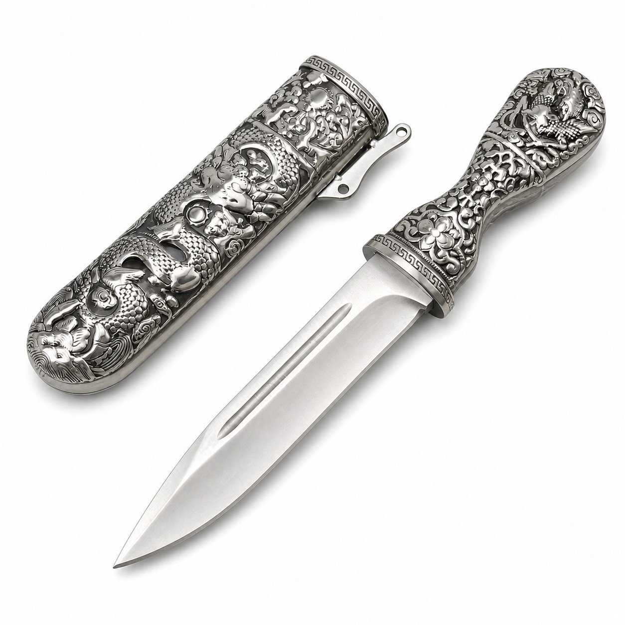 Dalaizi Engraved Fixed Blade Knife